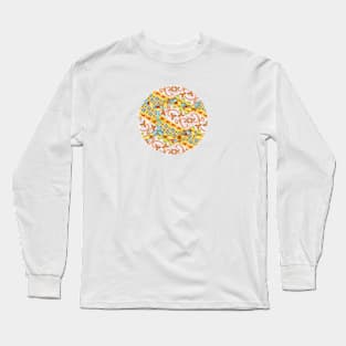 Pink Bonbon Hexagons Long Sleeve T-Shirt